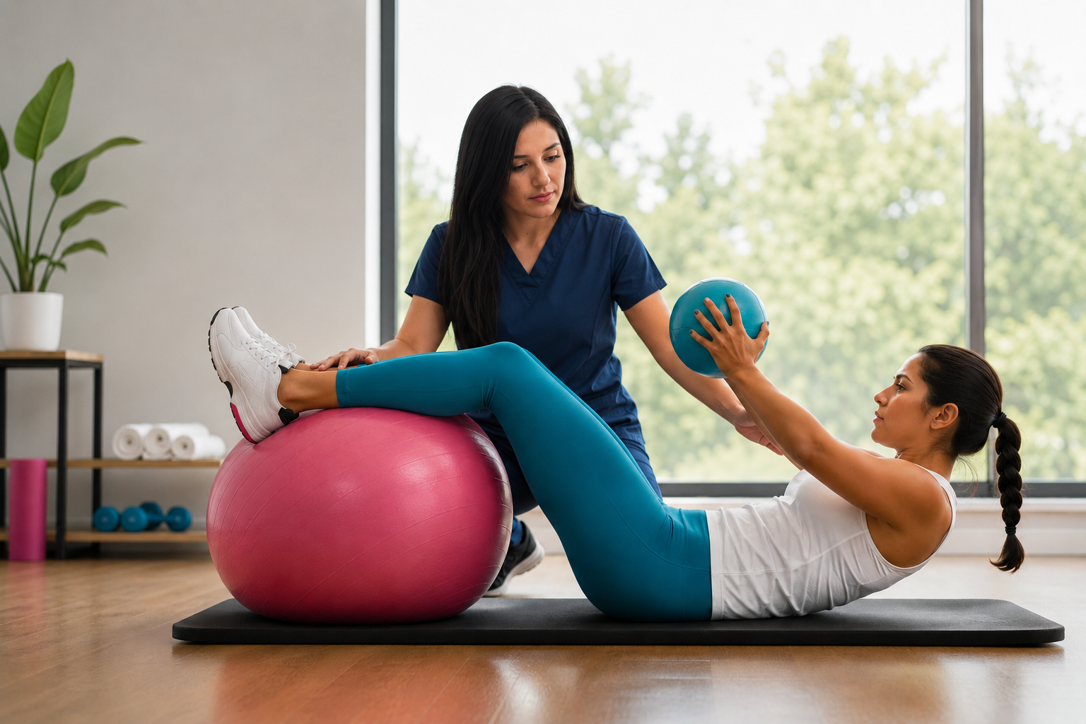 Sesión de rehabilitación en Kinessport